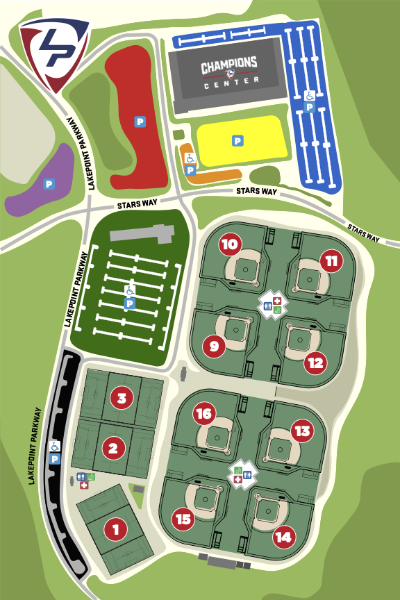 LakePoint Campus Map